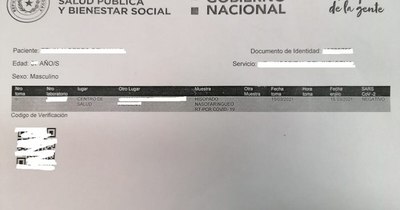 La Nación / Detectan en el aeropuerto adulteración de prueba del COVID-19 para viajar