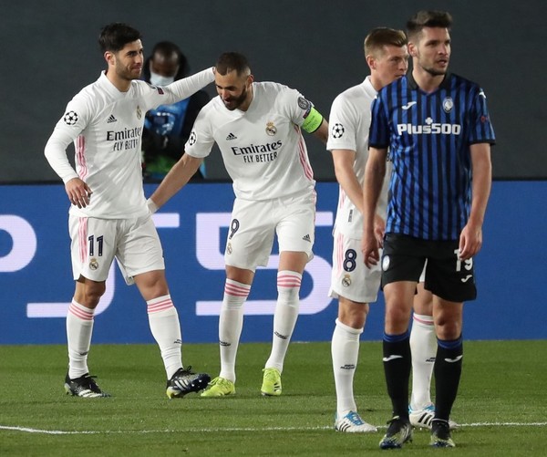 Real Madrid deja al Atalanta en el camino