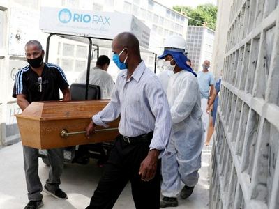 Brasil supera por primera vez 2.800 muertos en un día