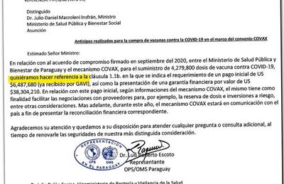 Serias discordancias surgen acerca del proceso de compra de vacunas - Nacionales - ABC Color