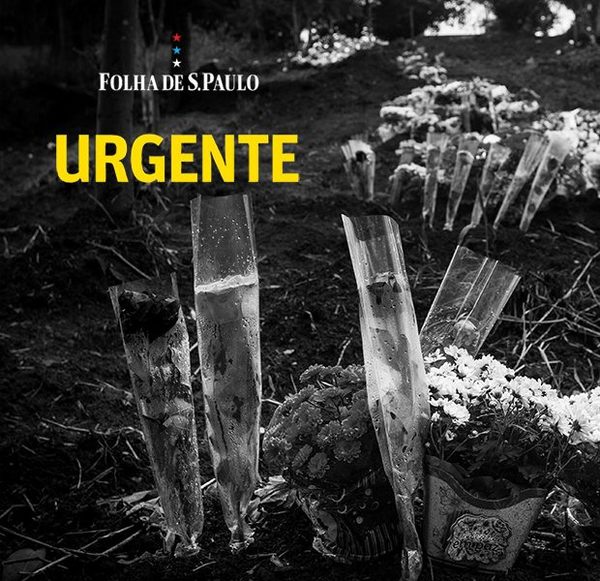 Récord diario de 2.841 muertos en Brasil