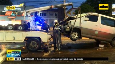 Accidente de tránsito sobre la avenida Mariscal López - ABC Noticias - ABC Color
