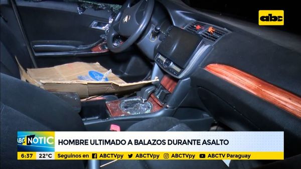 Ultiman a balazos a un hombre durante un asalto en Chaco’i - ABC Noticias - ABC Color