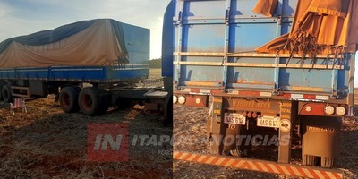 APREHENSIÓN E INCAUTACIÓN DE CAMIÓN SOBRE ROBO DE GRANOS.