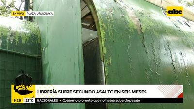 Librería sufre segundo hurto en seis meses - A la gran 730 - ABC Color