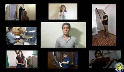Alumnos entrenan canción de Berta Rojas y Chirola •