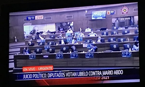 Rechazan juicio político a Mario Abdo