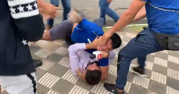 La Nación / Simpatizantes del efrainismo golpearon brutalmente a un periodista