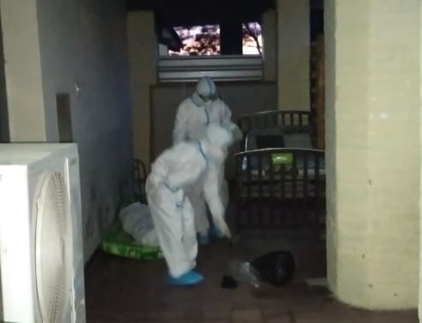 Precario e indigno entierro de fallecido por COVID-19