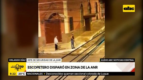 Subcomisario dice que “no vio” a escopetero en zona de la ANR - A la gran 730 - ABC Color