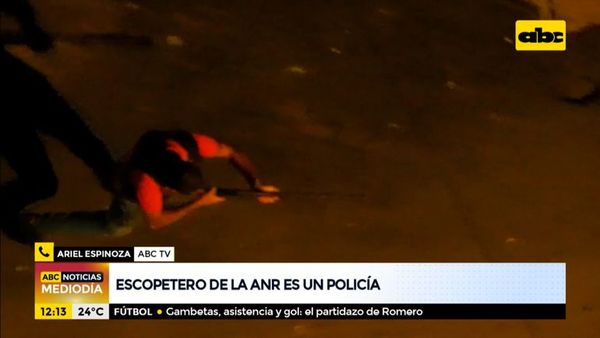 Identifican al “escopetero” de la ANR: es un policía - ABC Noticias - ABC Color