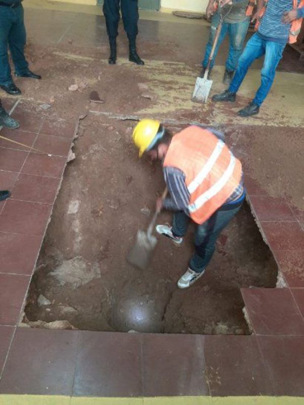 Encuentran tunel de gran tamaño en Tacumbú