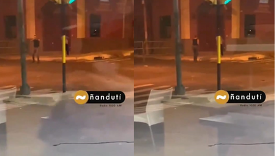 “El escopetero” es miembro de la Agrupación de Seguridad de la Comandancia de la Policía | Ñanduti