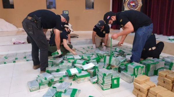 Cocaína incautada por Senad en Fuerte Olimpo totalizó 574,8 kilos
