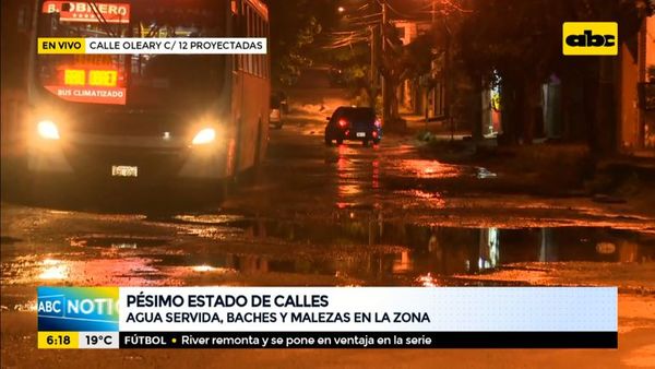 Pésimo estado de calles en el barrio Tacumbú - ABC Noticias - ABC Color