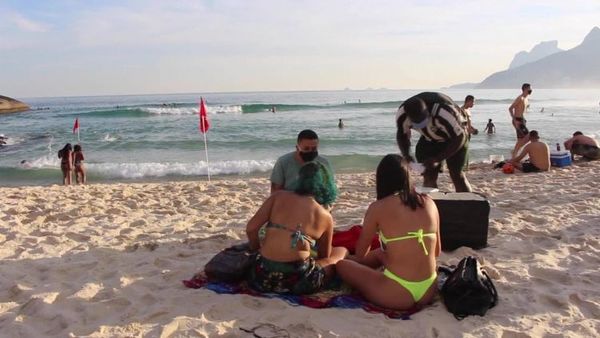 Río de Janeiro decretó el cierre total de sus playas por la pandemia de coronavirus