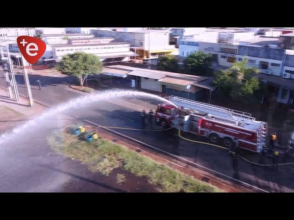 BOMBEROS SE CAPACITAN EN ABASTECIMIENTO Y MANEJO DE GRANDES CAUDALES