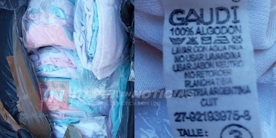 EN OPERATIVO ANTI CONTRABANDO INCAUTAN PRENDAS DE VESTIR EN PTO. TRIUNFO