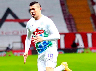 Braian Samudio anota un golazo en la victoria de Rizespor