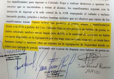 Escopetero declaró que ha usado su propia arma y no el de la Policía - Nacionales - ABC Color