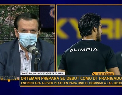 Orteman tiene listo su primer once en Olimpia