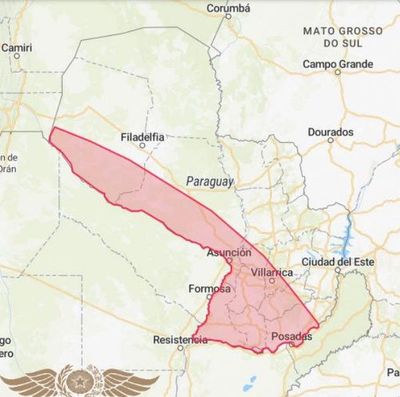 Sistema de tormentas ingresa hoy: anuncian intensas lluvias y fuertes vientos - Nacionales - ABC Color