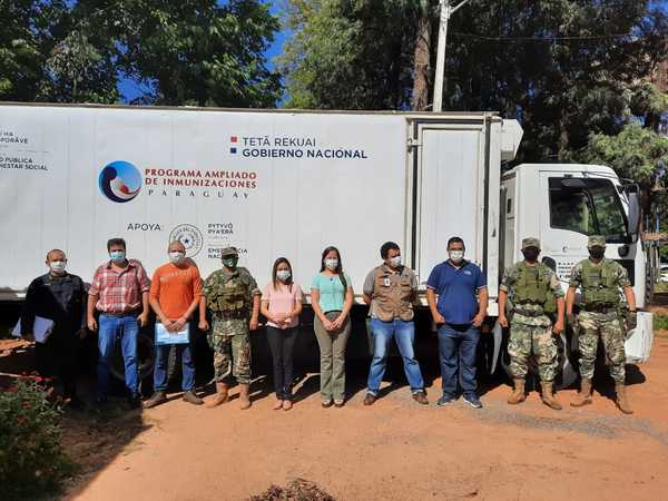 Covid-19; Arriban 1400 vacunas al departamento del Caaguazú – Prensa 5