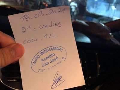 "Esa boleta del asaditero no sirve, ni con 20 sellos"