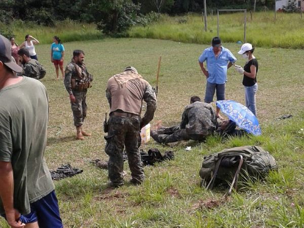 Camión de la FTC vuelca en Yby Yaú y militares quedan heridos