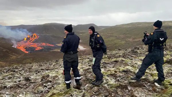 Erupción volcánica en Islandia después 6.000 años