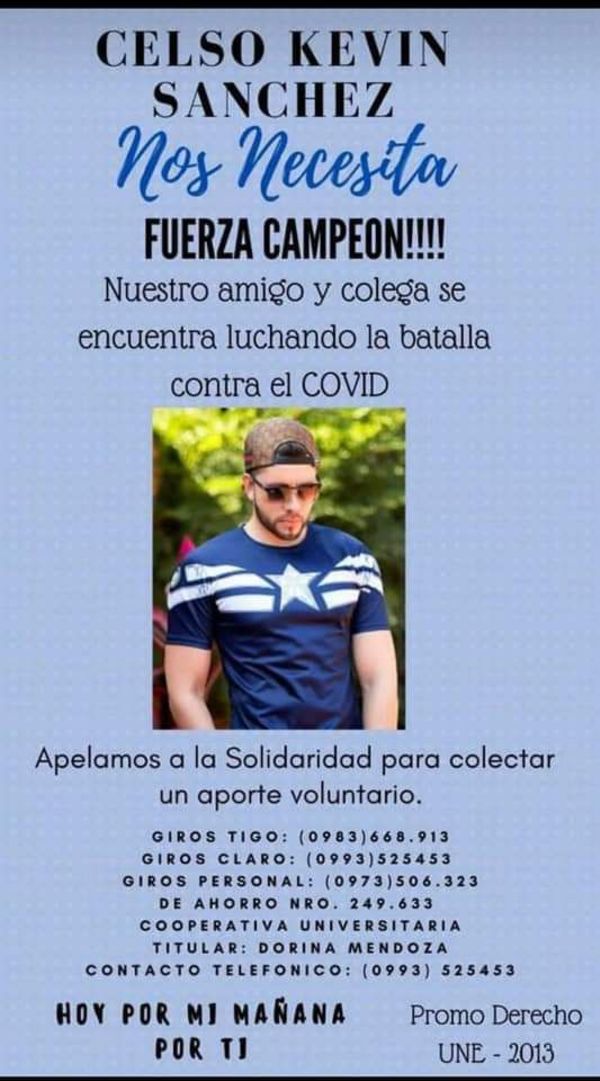 Maratón solidario para ayudar a un enfermo de COVID-19 - ABC en el Este - ABC Color