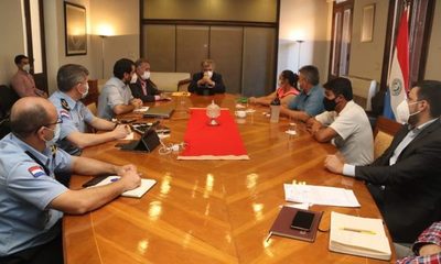 De cara a la tradicional marcha, Giuzzio se reunió con dirigentes campesinos