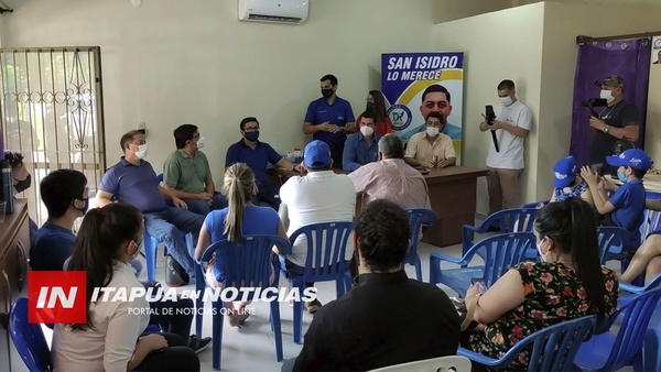 MOVIMIENTO DIÁLOGO AZUL DEL PLRA HABILITÓ PC EN EL BARRIO SAN ISIDRO DE ENCARNACIÓN