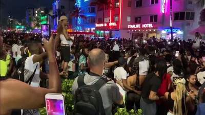 Toque de queda en Miami Beach tras llegada masiva de turistas - Megacadena — Últimas Noticias de Paraguay