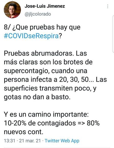 El coronavirus está en el aire y OMS sigue sin admitirlo, lamenta científico - Nacionales - ABC Color