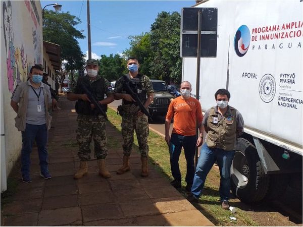 Alto Paraná recibió 2.500 vacunas contra el coronavirus