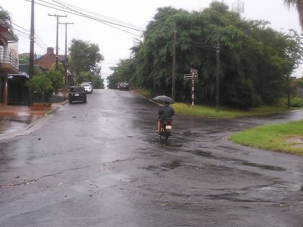 Lluvia mansa y tranquila sobre Encarnación - Nacionales - ABC Color
