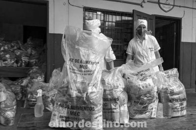 Ministerio de Educación prevé entregar kits de alimentos en todas las escuelas del país antes de Semana Santa