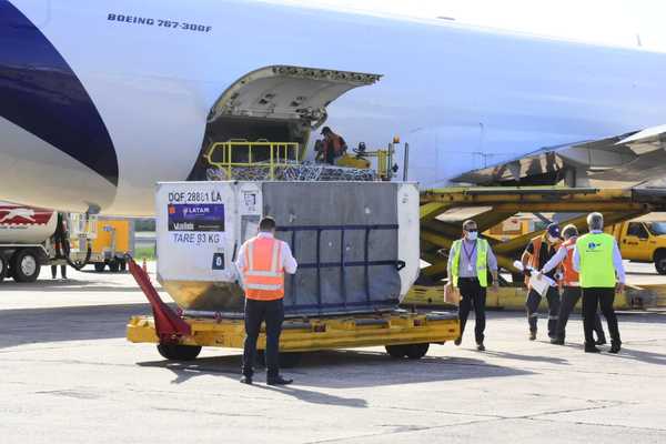 Arriban primeras 36.000 dosis de vacunas anti-COVID-19 vía Covax