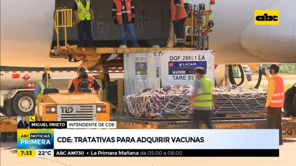 Ciudad del Este inicia tratativas para adquirir vacunas covid - ABC Noticias - ABC Color