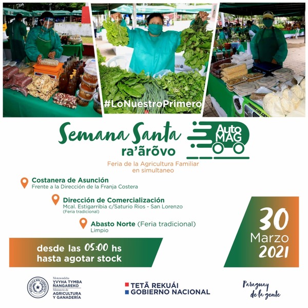 Todo lo necesario para Semana Santa en tres ferias simultáneas del MAG | .::Agencia IP::.