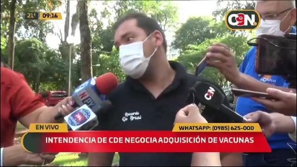 Intendencia de CDE negocia adquisición de vacunas Chinas anticovid-19 - C9N