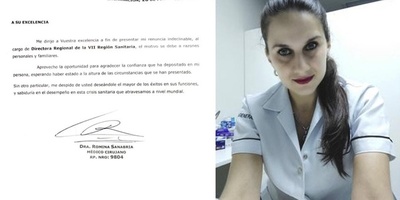 SANABRIA RENUNCIA TRAS AVALANCHA DE CRÍTICAS DE SU GESTIÓN