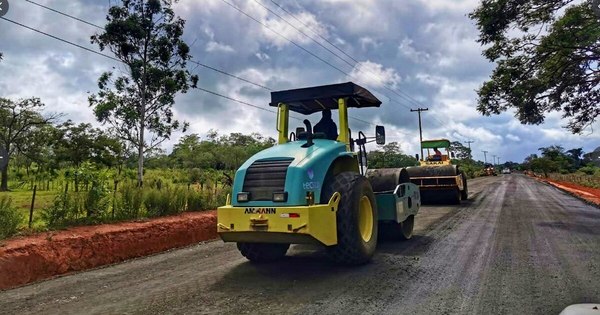 La Nación / La ruta de la producción está a punto de concluir en Caazapá