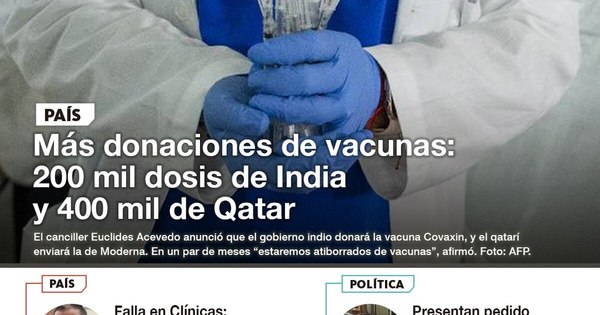 La Nación / LN PM: Las noticias más relevantes de la siesta del 22 de marzo
