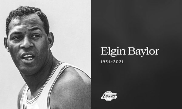 Murió Elgin Baylor, leyenda de los Lakers durante la década de los 60
