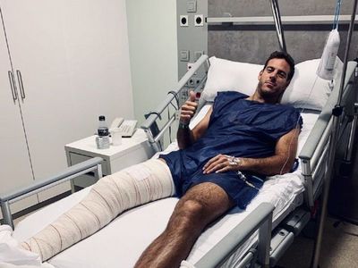 Del Potro se operará la rodilla por cuarta vez en menos de tres años