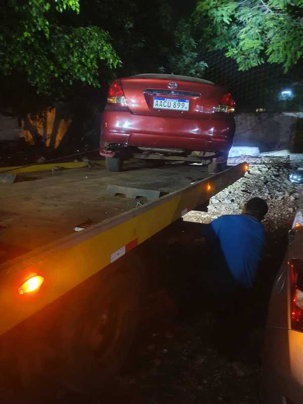 Exceso de alcohol provoca accidente en el barrio Obrero de Ciudad del Este - La Clave