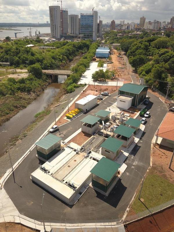 Inauguran primera planta de tratamiento de aguas residuales de Asunción