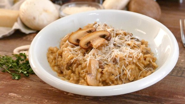¿Te gusta el arroz? Rissotto al funghi para alegrar tu corazón